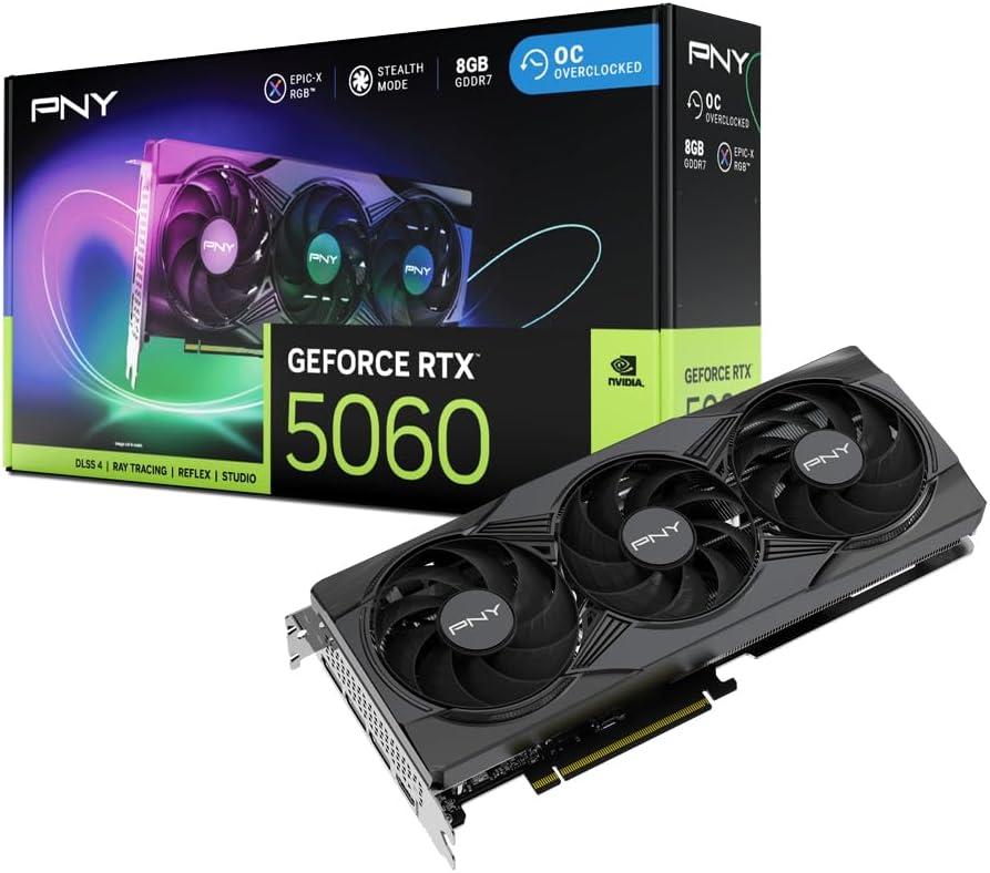 Best Graphics Card – PNY NVIDIA GeForce RTX™ 5060 Epic-X™ Review