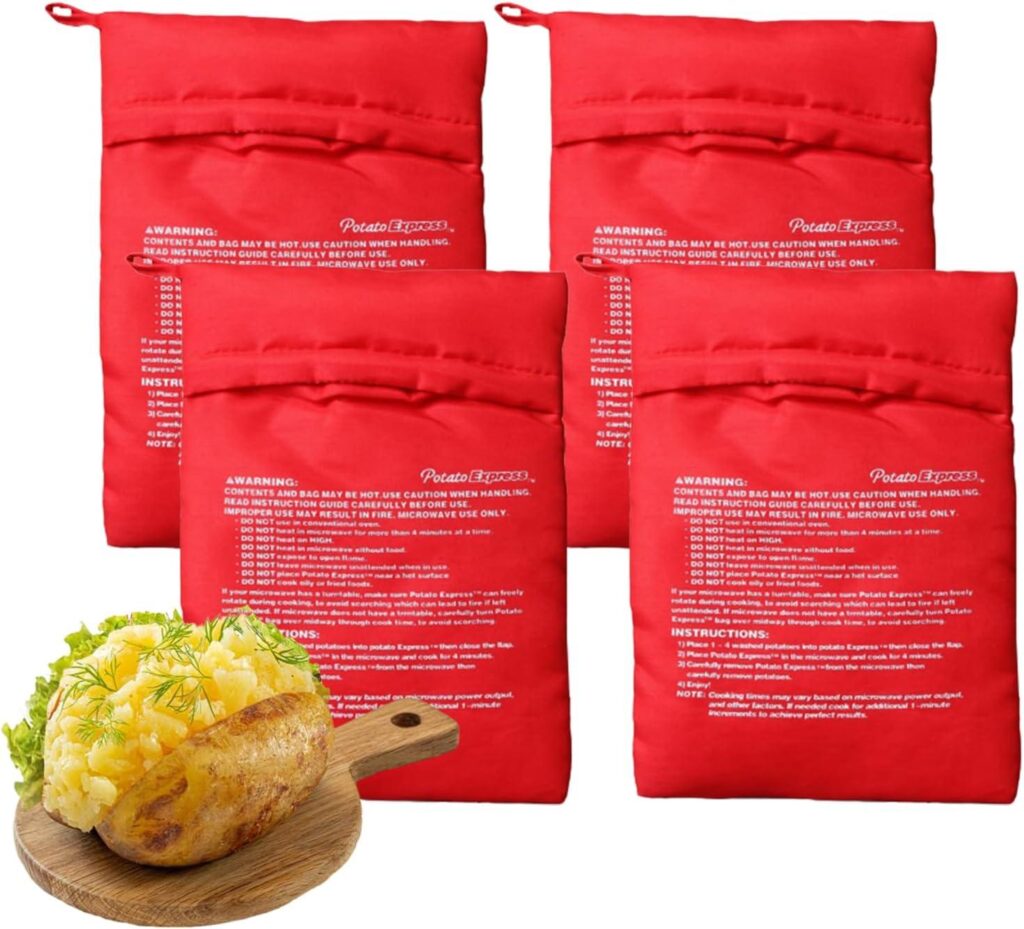 Best Kitchen Gadget – 4-Pack Baked Potato Microwave Bag Review