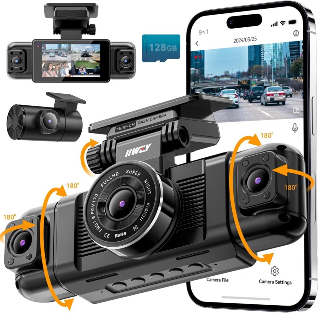 Best Dash Cam – IIWEY N5 4 Channel 360° Camera Review