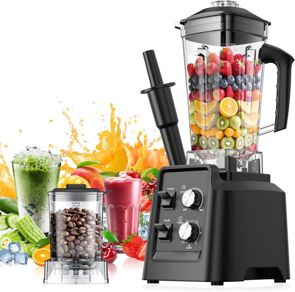 Best Home & Kitchen – Blender, 68Oz. Countertop Blenders with 20Oz. Grinder, 28000 RPM Kitchen Blender Review