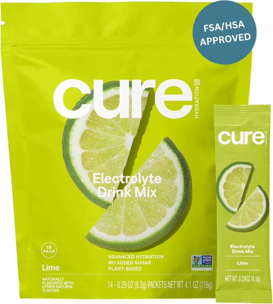 Best Electrolyte Drink Mix – Cure Hydration | Lime Review