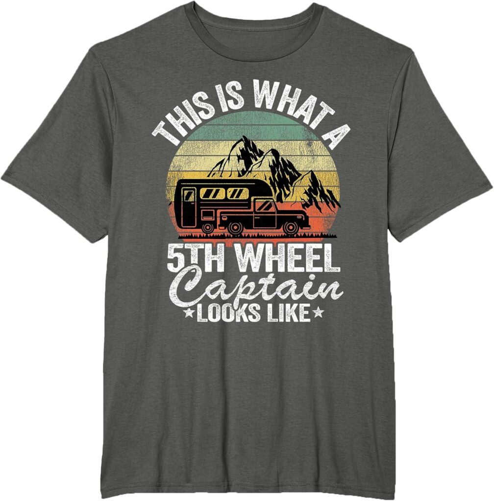 Best Travel & Outdoor – This Is What A 5th Wheel Captain Looks Like Camper Camping T-Shirt Review