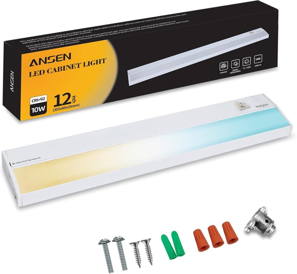 Best Under Cabinet Lighting – Ansen Hardwired 12in LED Review