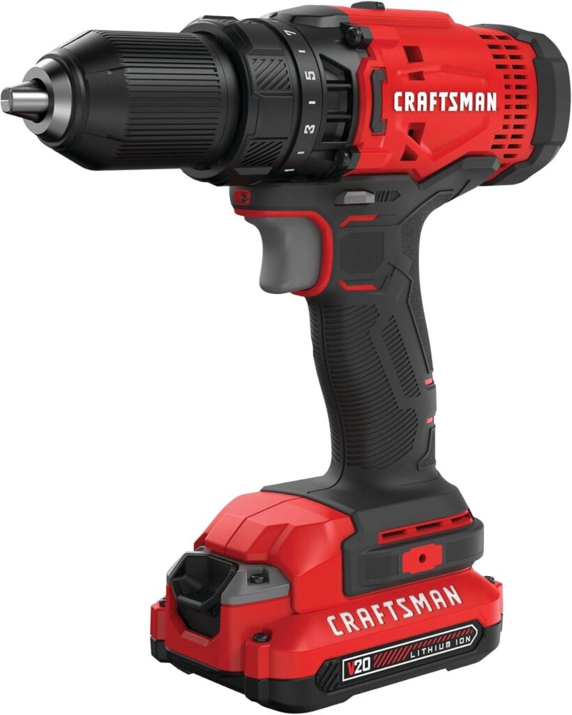 Best Cordless Drill – CRAFTSMAN V20 1/2 inch Review (Battery Included)