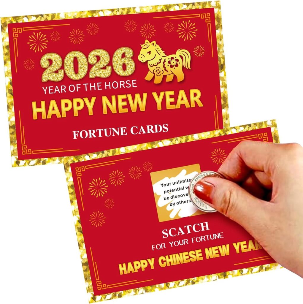 Best Party Game – Ellzk 30 Count Chinese New Year Scratch Off Cards Review
