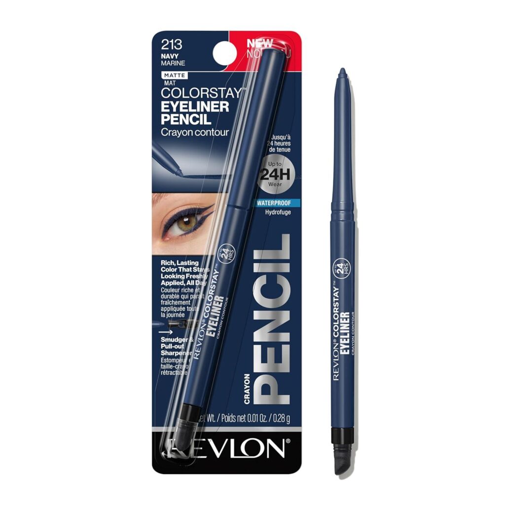 Best Eyeliner – REVLON ColorStay Waterproof Pencil, 213 Navy Review