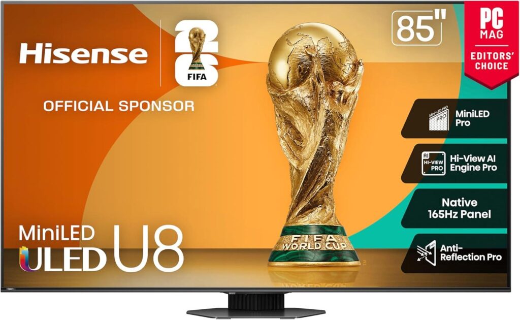 Best TV – Hisense 85″ Class U8 Mini-LED ULED 4K UHD Review