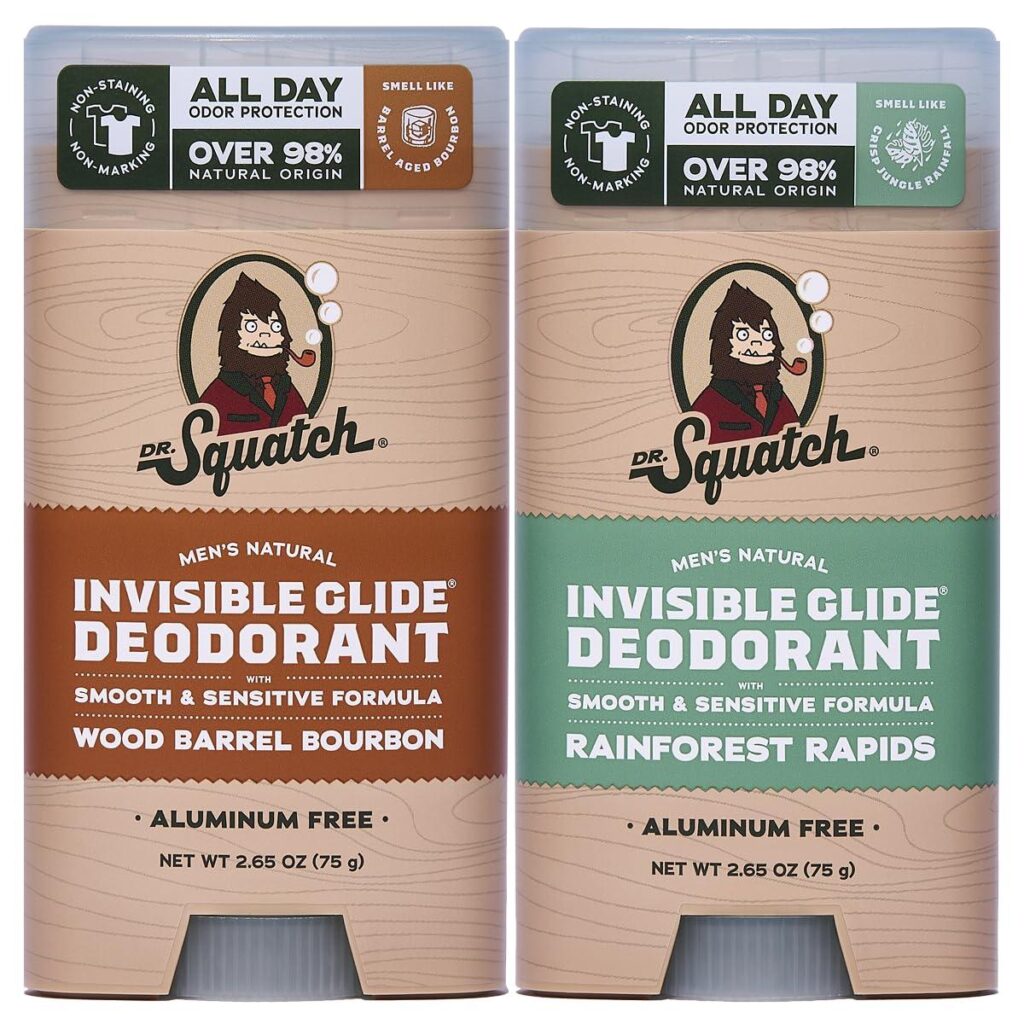 Best Deodorant – Dr. Squatch Invisible Glide Natural Men’s Deodorant Review