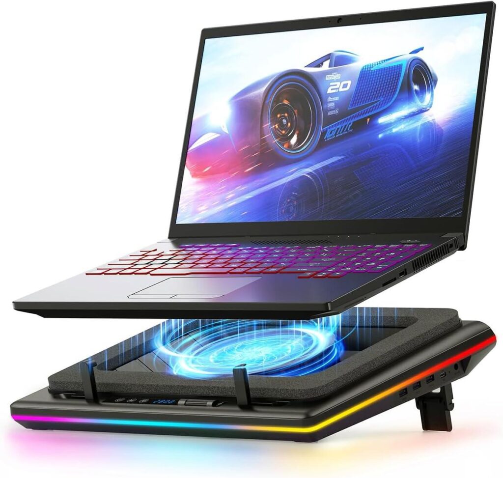 Best Laptop Cooler – llano V12 RGB Cooling Pad Review