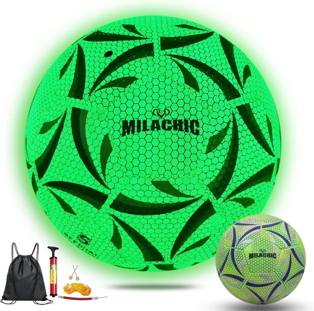 Best Soccer Ball – Glow in The Dark Soccer Ball with Pump Review