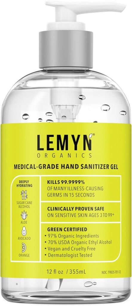 Best Medical-Grade Hand Sanitizer Gel – 97% Organic Review