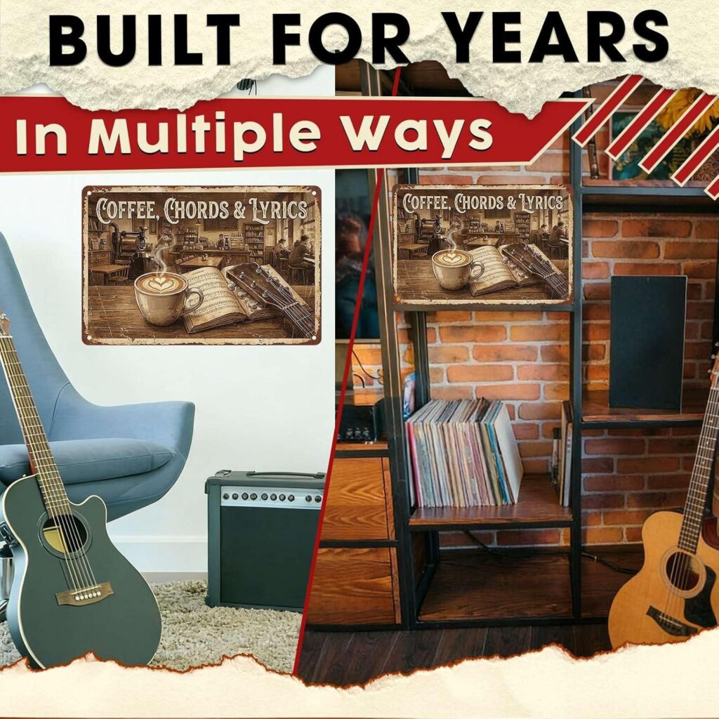 Best Vintage Decor – Vintage Tin Sign Coffee Chords & Lyrics Review