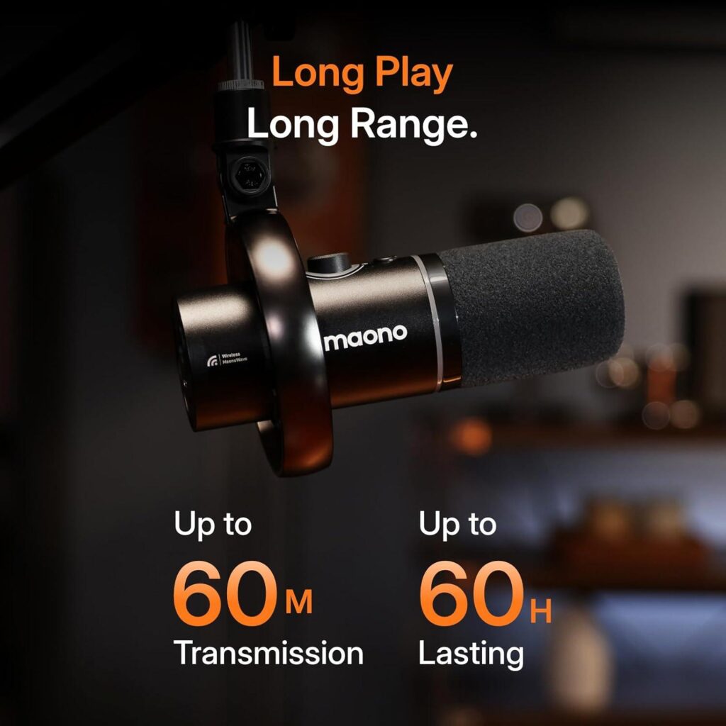 Best Dynamic Microphone – MAONO PD200W Wireless Podcast Mic Review