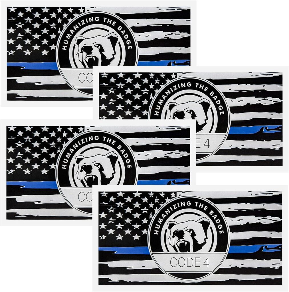 Best Automotive – 4 PCS Thin Blue Line Sticker Review