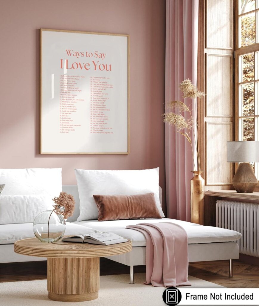 Best Home Decor – Vintage Typography Poster – Romantic Quote Review