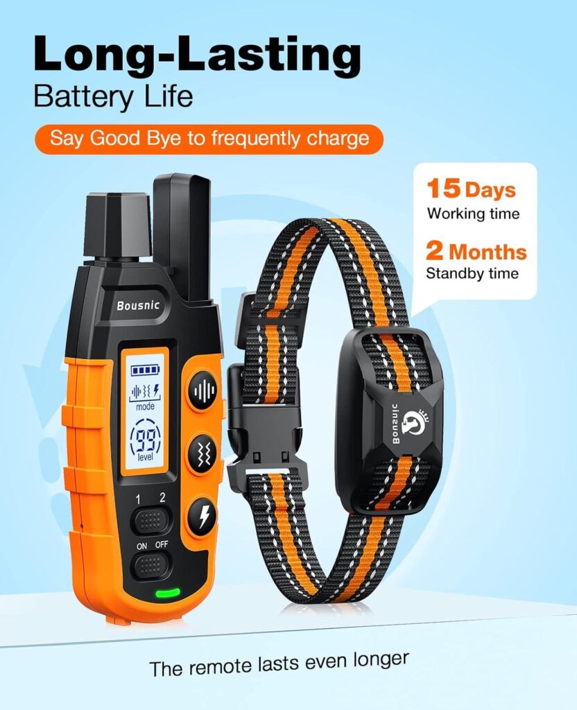 Best Dog Training Collar – Bousnic Dog Shock Collar Review