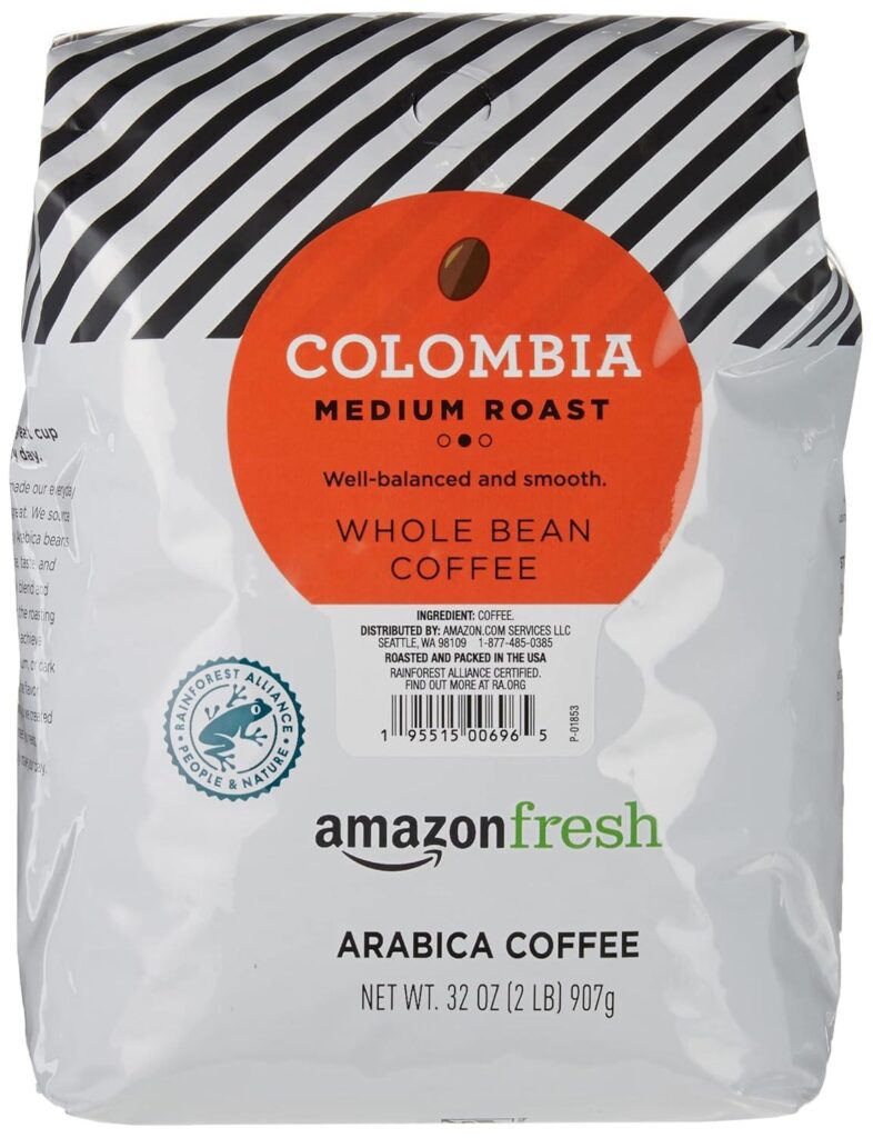 Best Medium Roast Coffee – Amazon Fresh Colombia Whole Bean Review