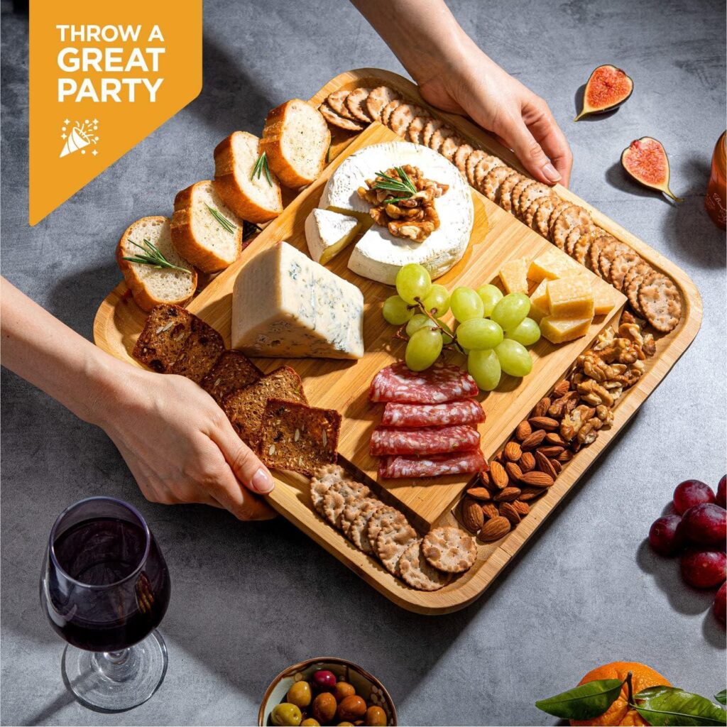 Best Charcuterie Boards – Bambüsi Bamboo Cheese Board Review