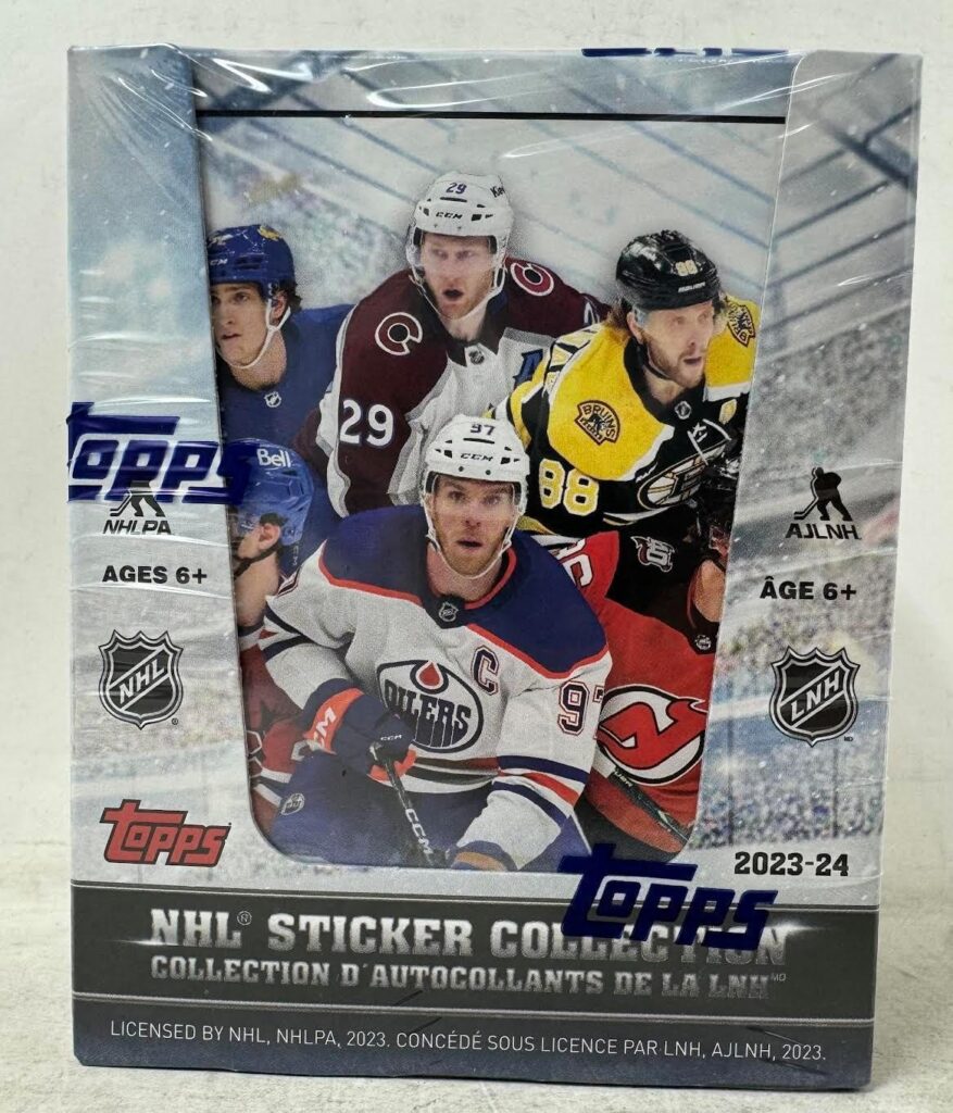 Best NHL Sticker Collection – 2023-2024 TOPPS Review – 50 Packs