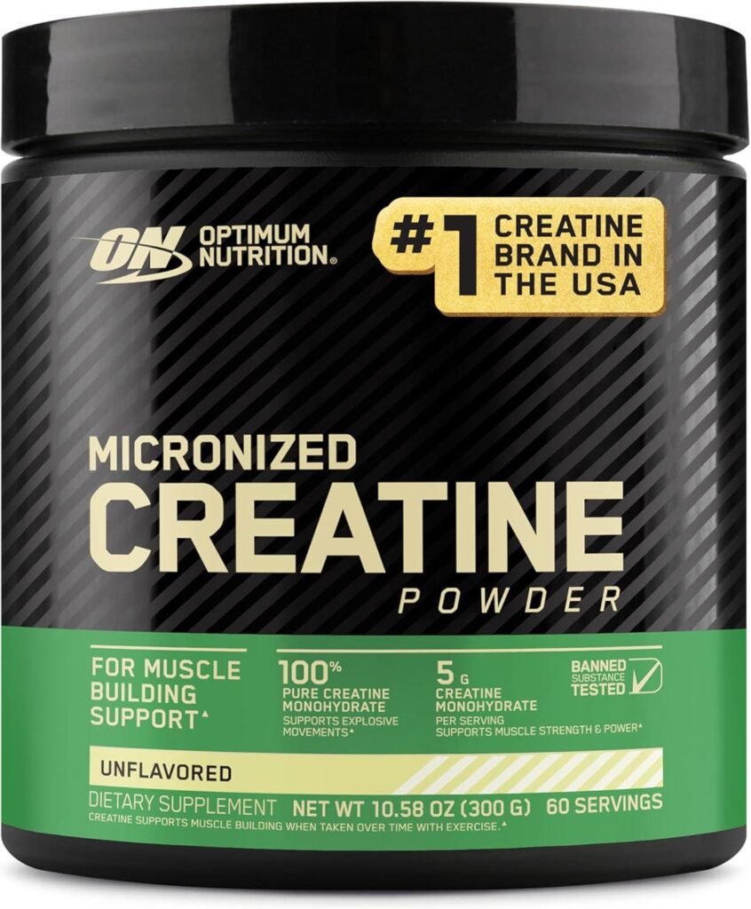 Best Creatine – Optimum Nutrition Micronized Creatine Monohydrate Powder, Unflavored, 60 Servings, 300 Grams Review