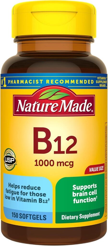 Best B12 Supplement – Nature Made Vitamin B12 1000 mcg Review