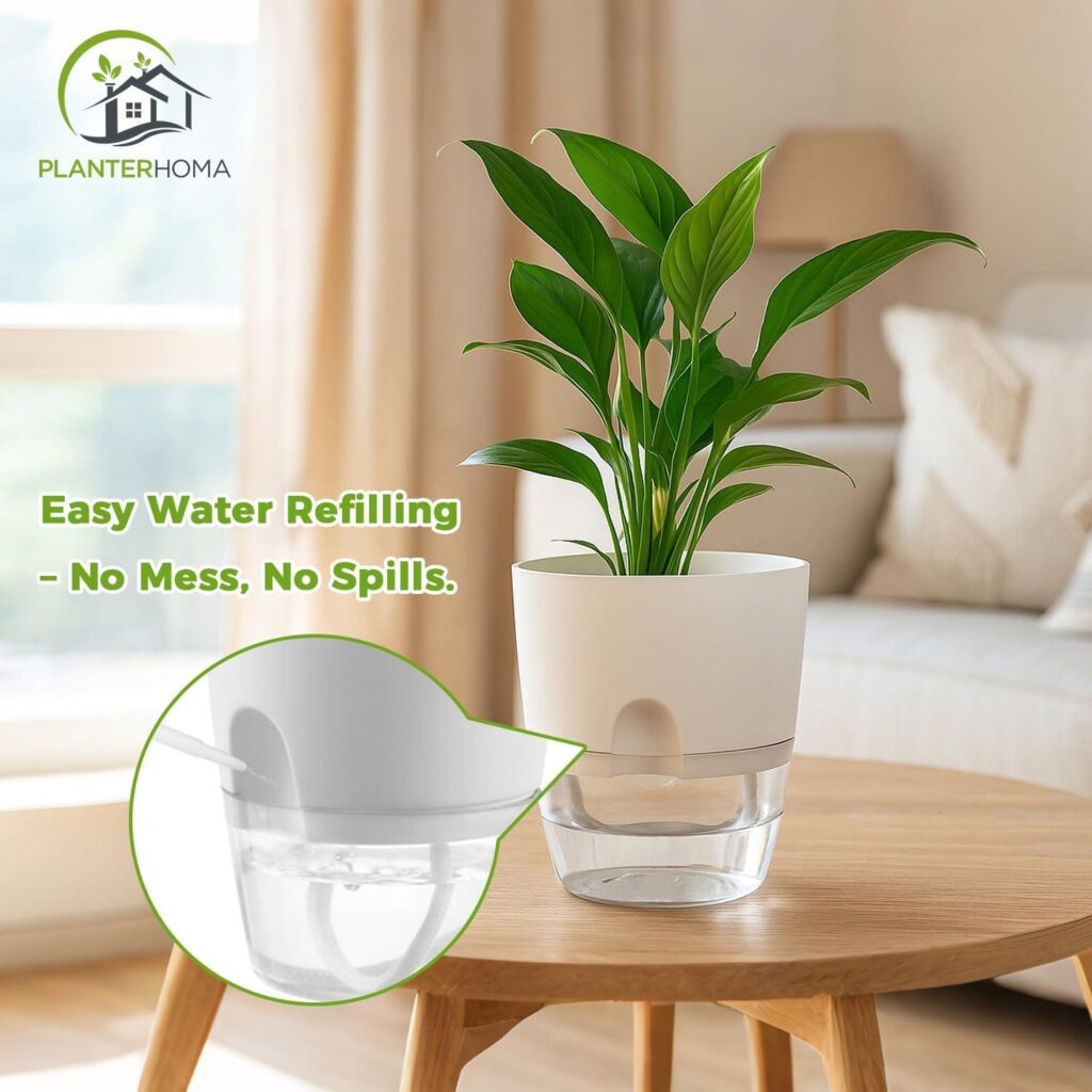 Best Self Watering Pots – Planterhoma 8 Pack for Indoor Plants Review