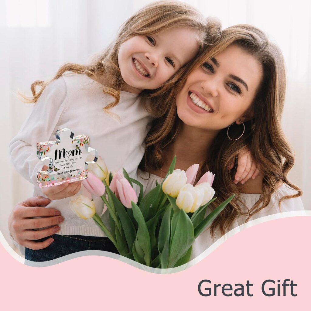 Best Home Gift – VELENTI Gifts for Mom – Cute Engraved Acrylic Block Puzzle Review