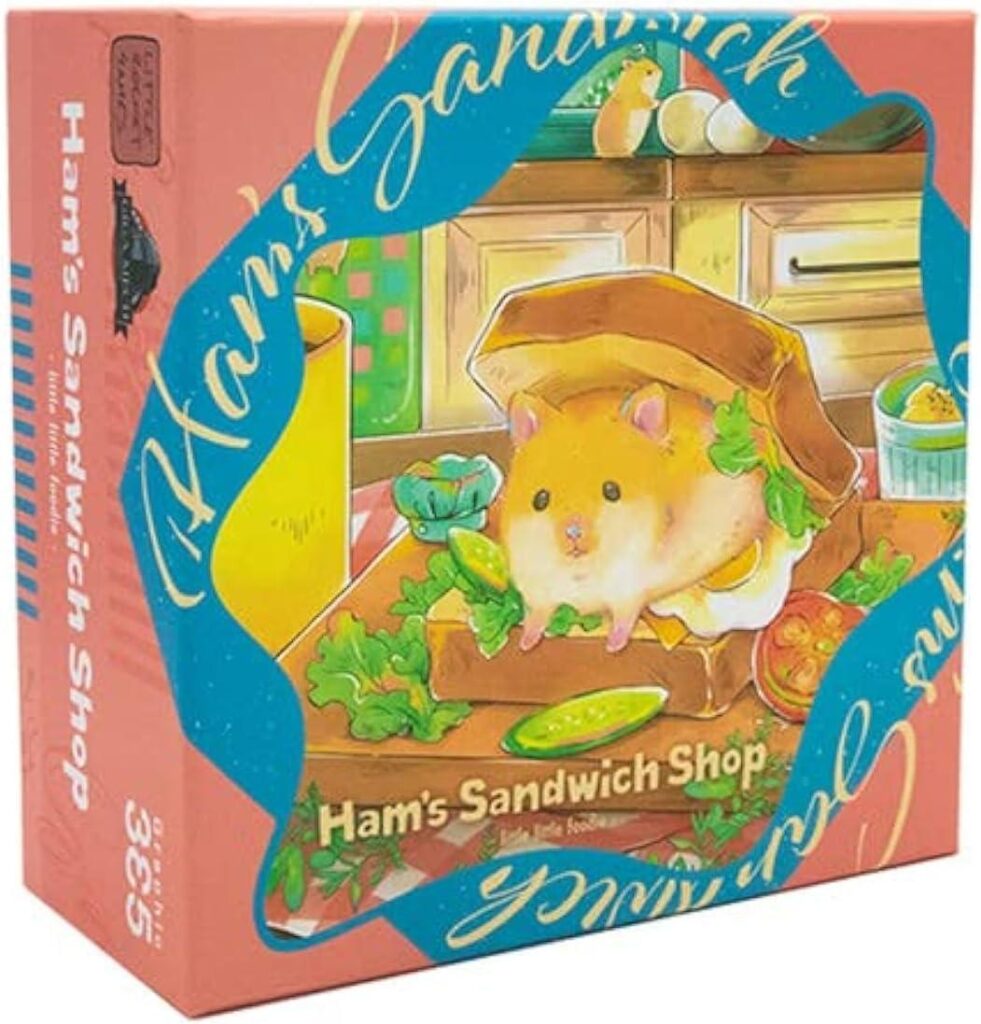 Best Board Game – Ham’s Sandwich Shop – Make Delicious Sandwiches with These Hamster Chefs who Dive into The Bread Review