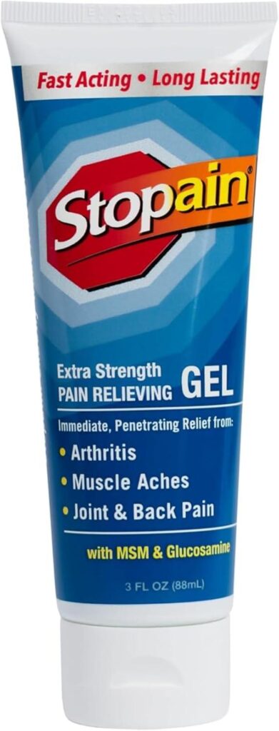 Best Pain Relief Gel – Stopain 3oz Max Strength Review