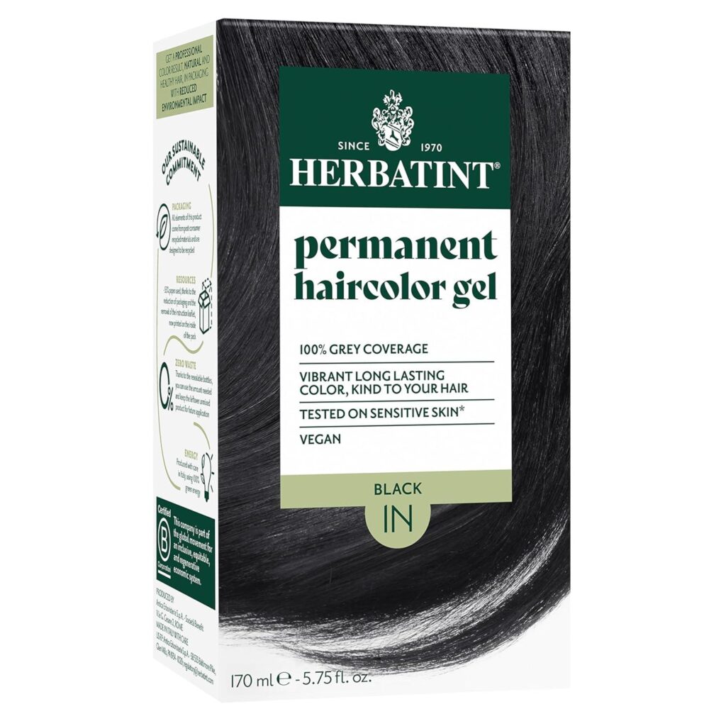 Best Hair Dye – Herbatint Permanent Hair Dye For Women – 1N Black – 100% Gray Coverage – Ammonia-Free & Vegan Review