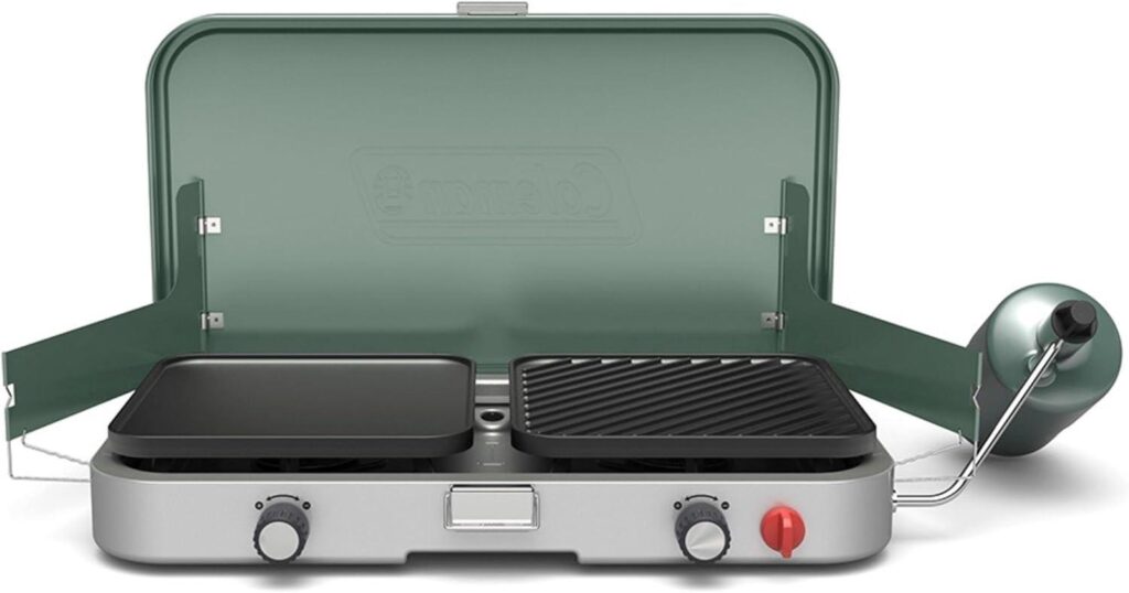 Best Outdoor Cooktop – Coleman Cascade 3-in-1 Camp Stove Review