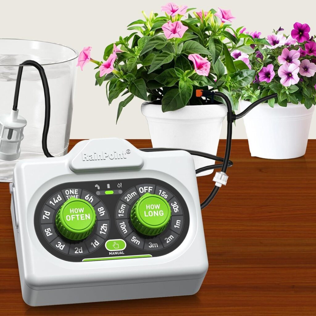 Best Automatic Plant Waterer – RAINPOINT Easy-Setup Review