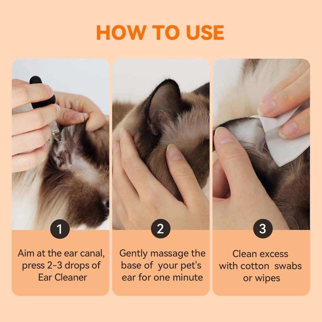 Best Dog Ear Care – PUAINTA Natural Ear Cleaner, Silver Infection Treatment