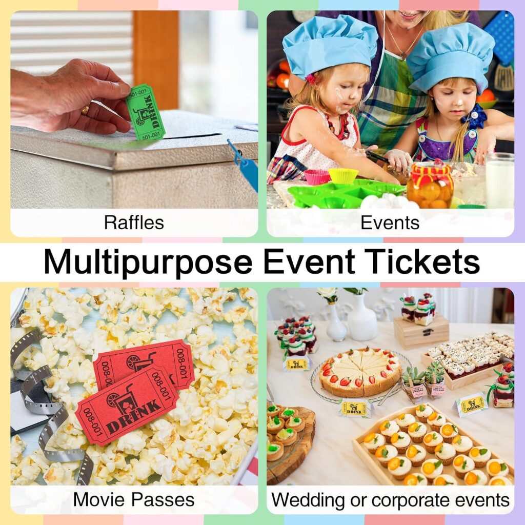 Best Event Raffle Tickets – ESSENTIAL 7000 Roll for Prizes & Parties Review
