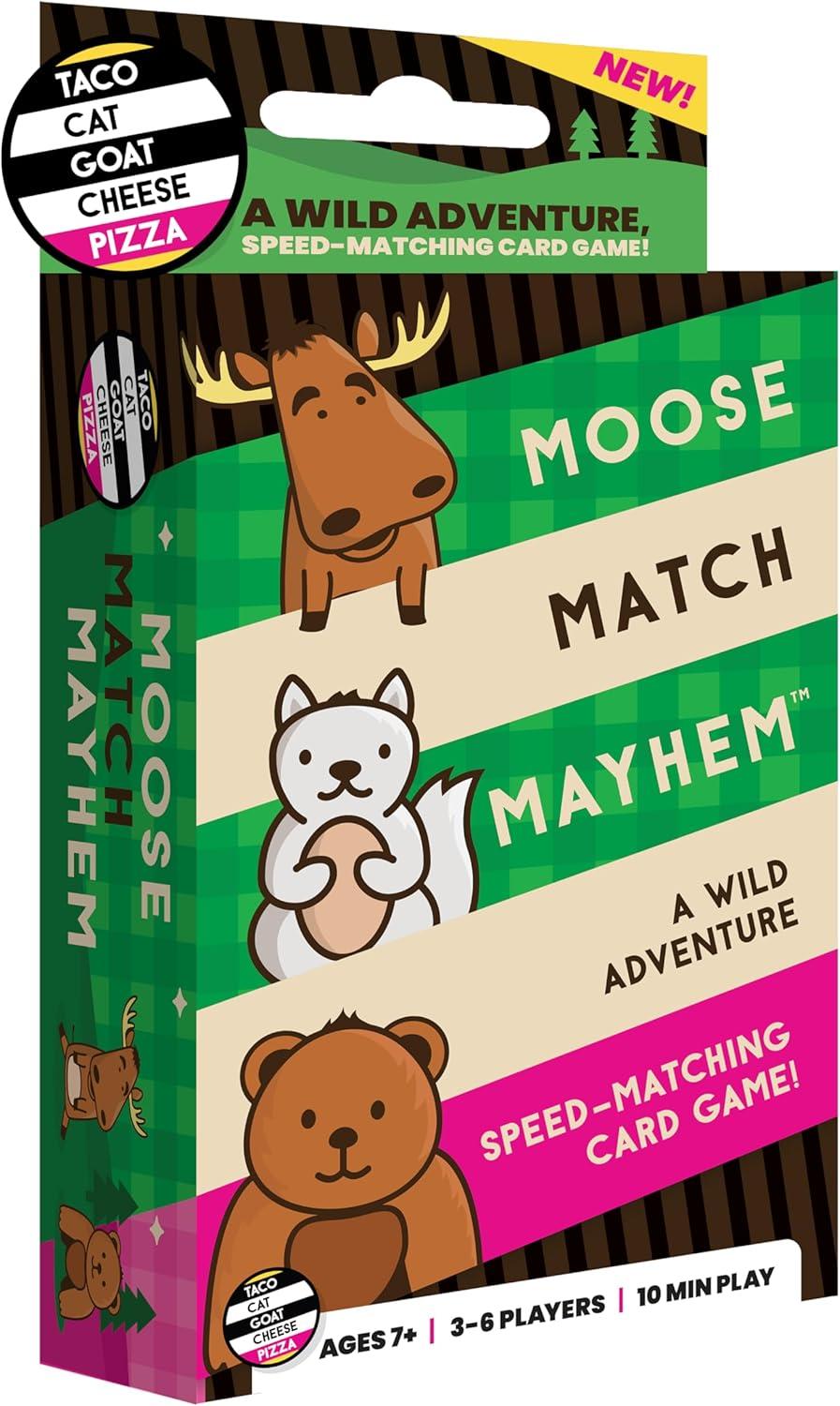Moose Match Mayhem Game Showdown! Speedy Fun Family Card Game... Perfect Testing Insight!