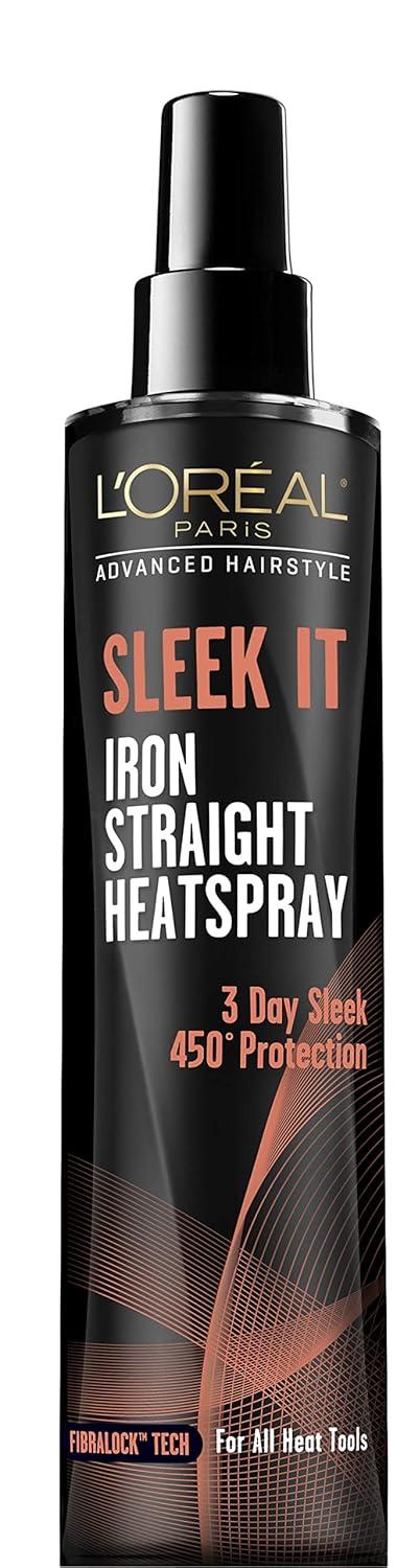 L'Oréal Sleek It Iron Spray: Silky vs. Straight - Versus Styles, tested