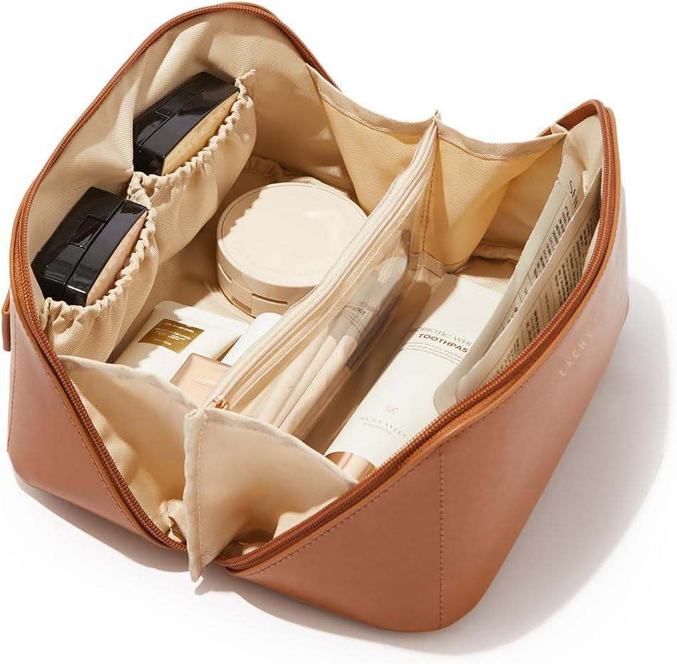 EACHY Travel Makeup Bag vs Waterproof Organizer: Surprising Capacity for Stress-free Packing?