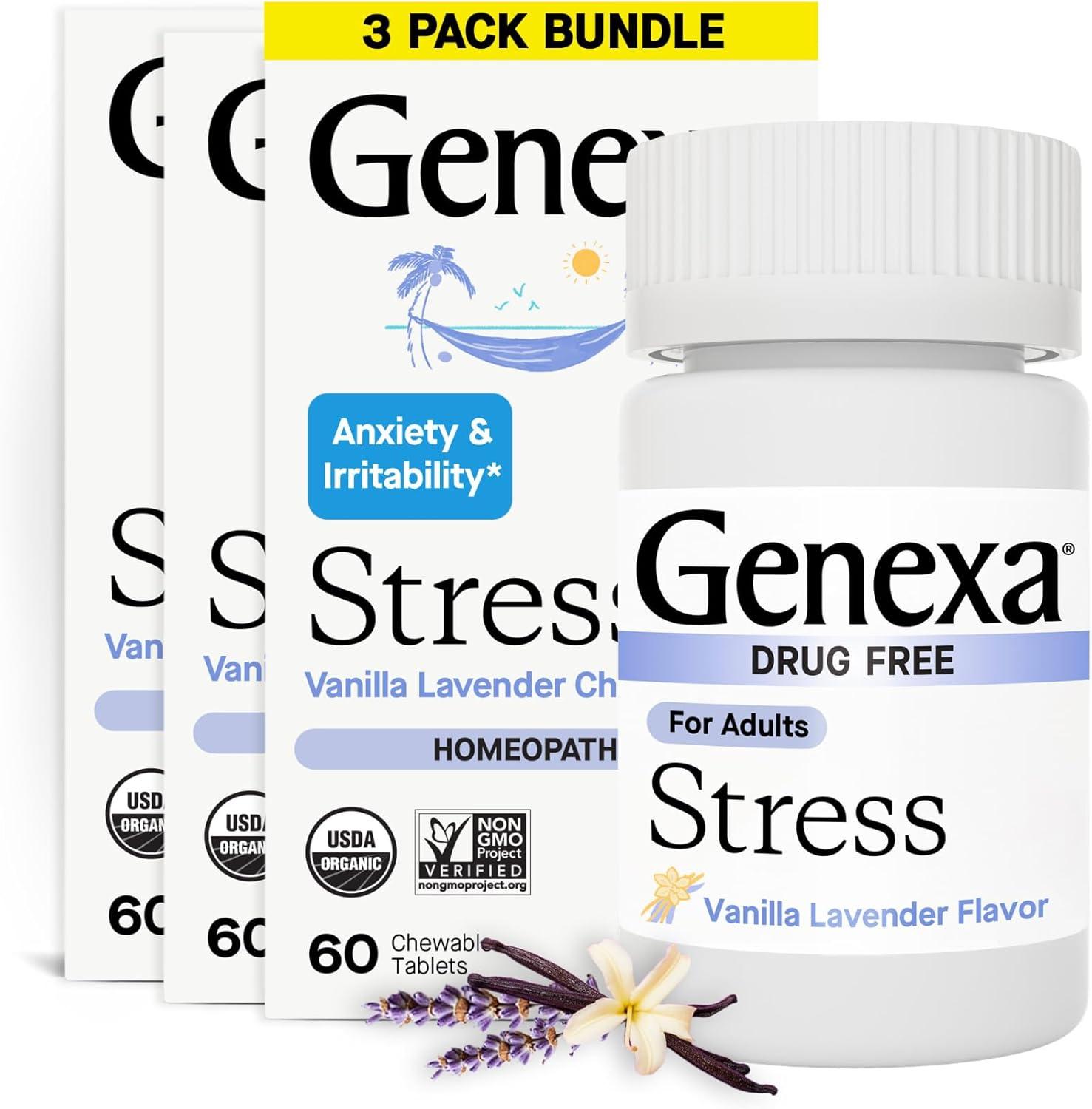 Genexa Stress: Tested Vanilla & Lavender vs. Non-GMO, Gluten-Free-Surprising Fatigue Remedy for Adults?
