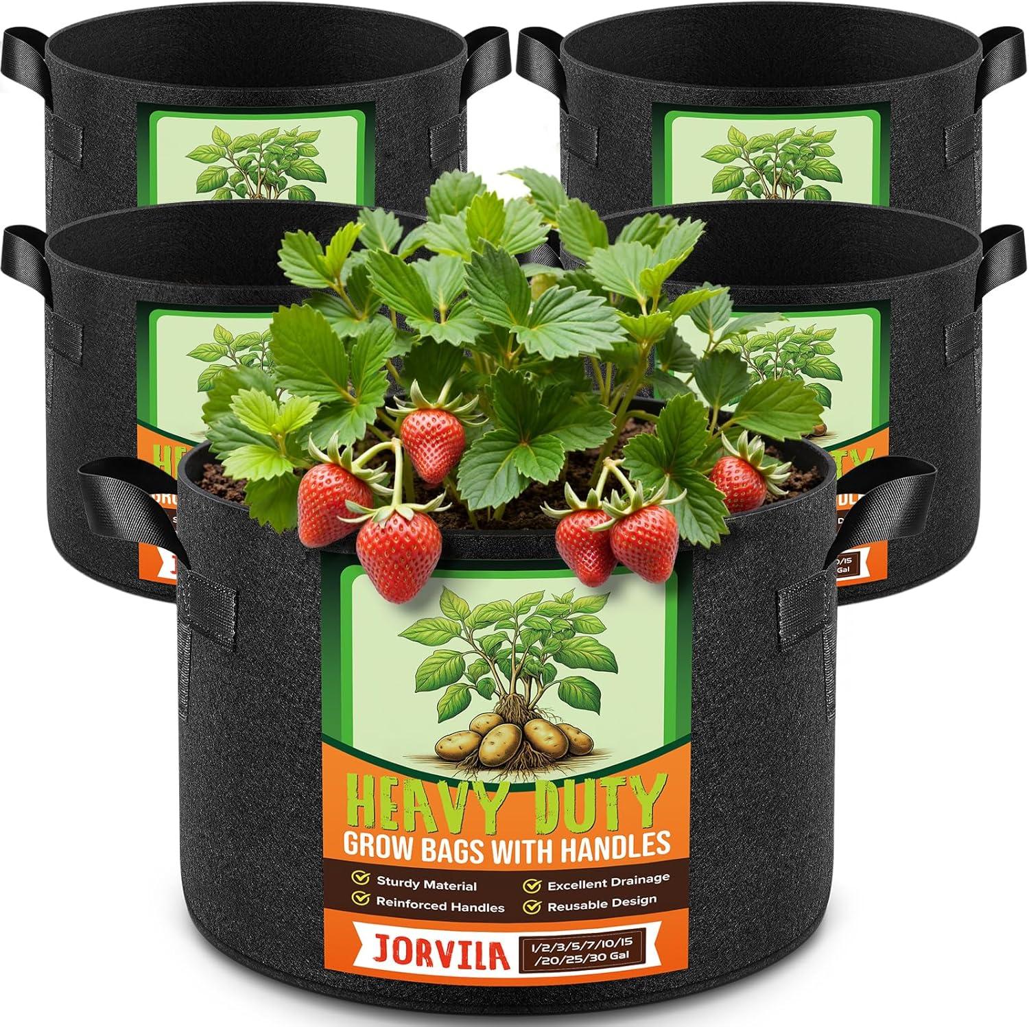 Grow Bags: Thickened 5-Pack vs. Aeration (300G Tested)… Surprising Insight