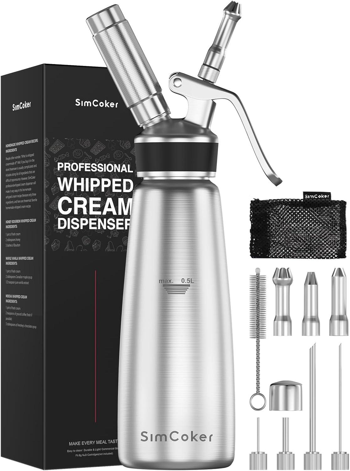 Showdown: 500ml Stainless Steel Whipper - Tested for Durability, 4 Tips, 3 Nozzles (Surprising Ease!)