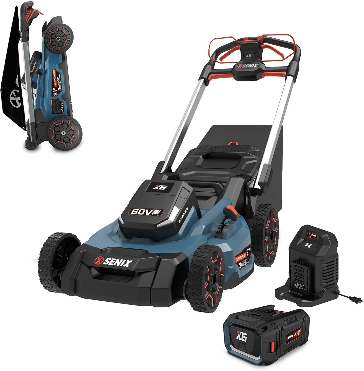 Senix Mower: Versus Gas, Tested Power & Runtime… Wow!