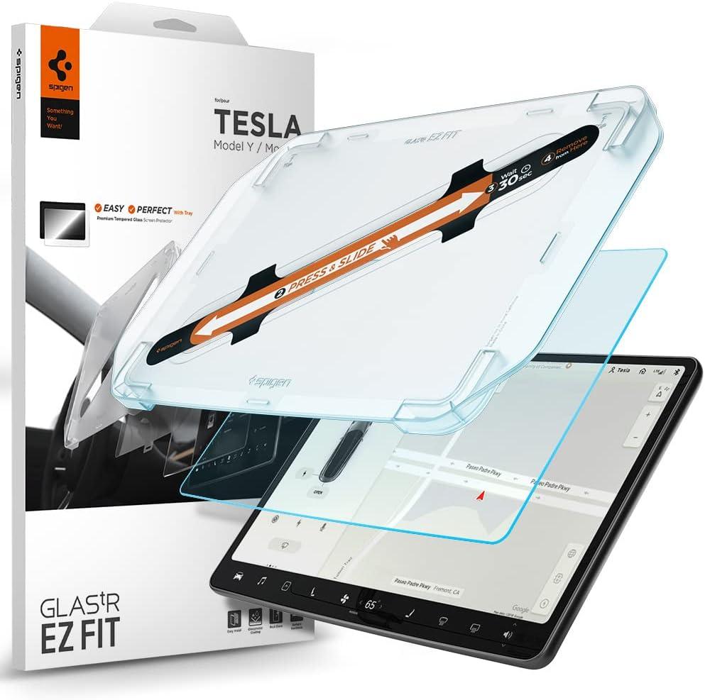 Spigen Tesla GlassTR EZ FIT: Surprising Fit Versus Fingerprint Proof… Tech Use Case