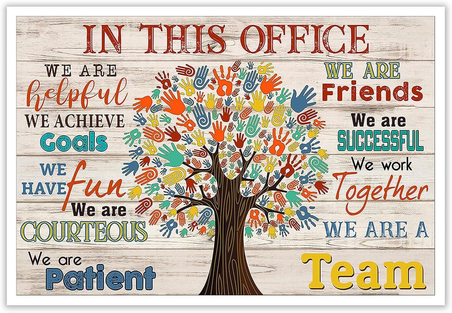 Modern Team Canvas Poster: Inspiring Art For Office Living Room Compared... See The Tested Benefits!
