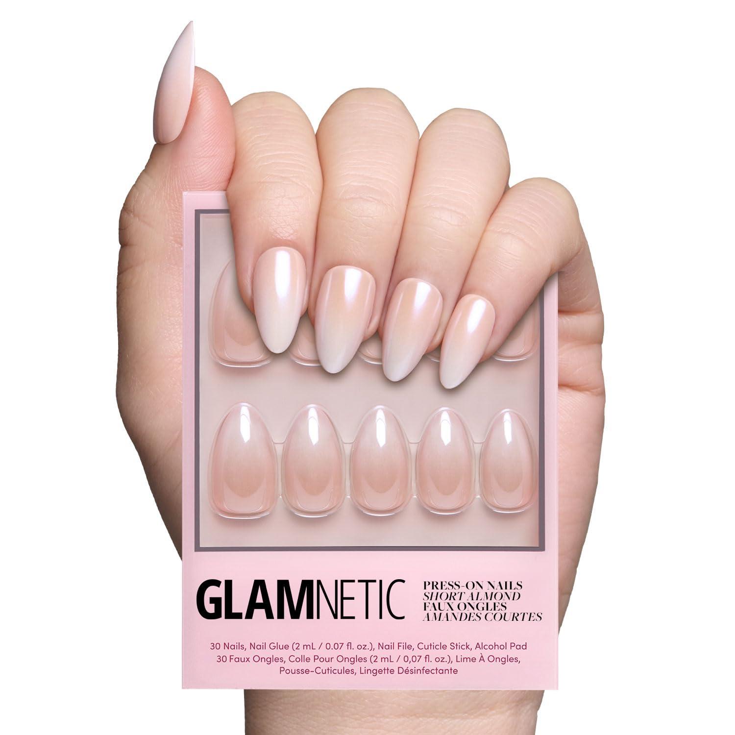 Glamnetic vs. Fiancéd Nails: Tested Short Almond Fake Nails... Over 15 Styles for Weddings—Glossy & Reusable!