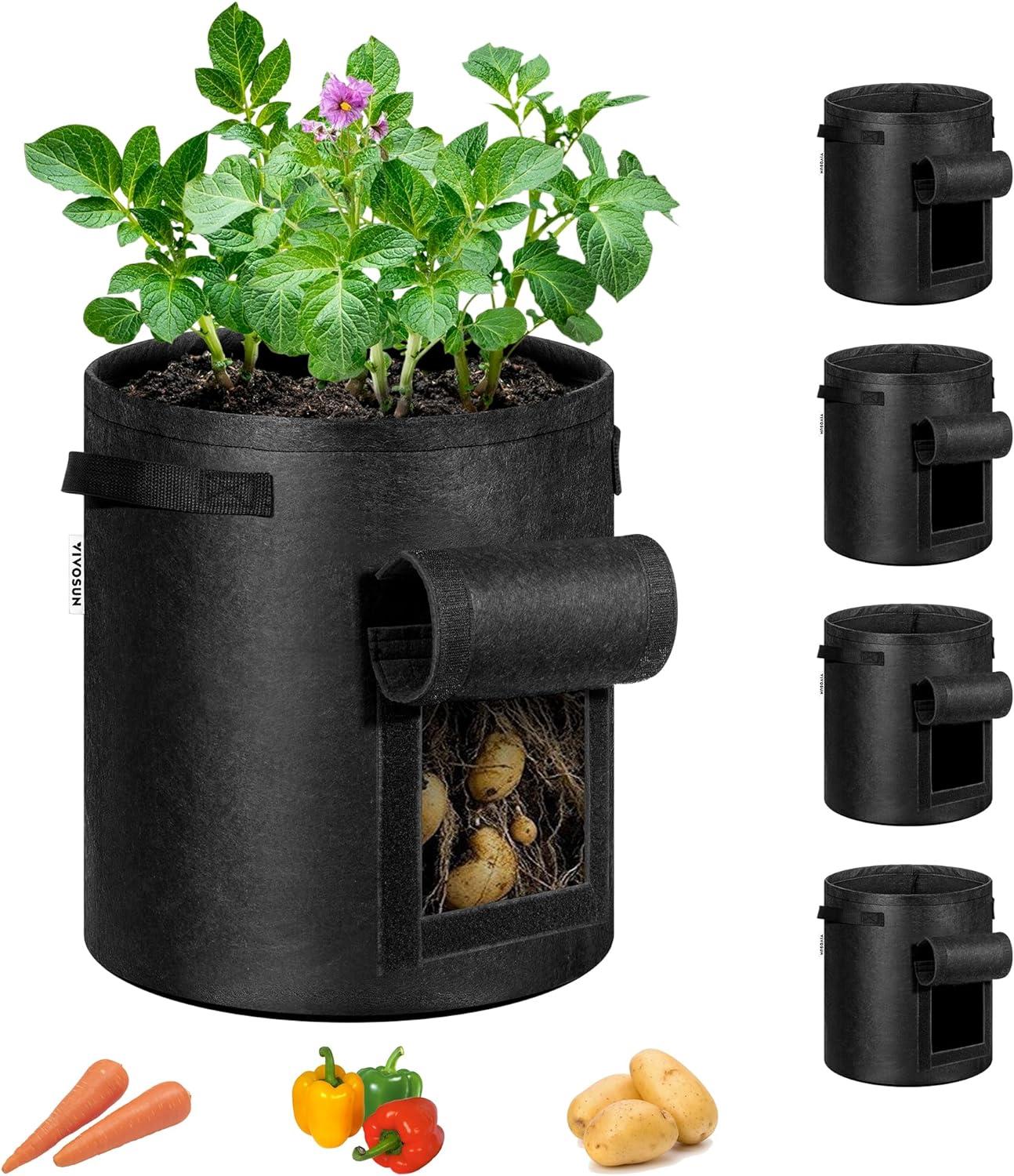 Surprising Versus 5-Pack : Tested Potato Grow Bags vs. Trellises... (Gardening Insight)