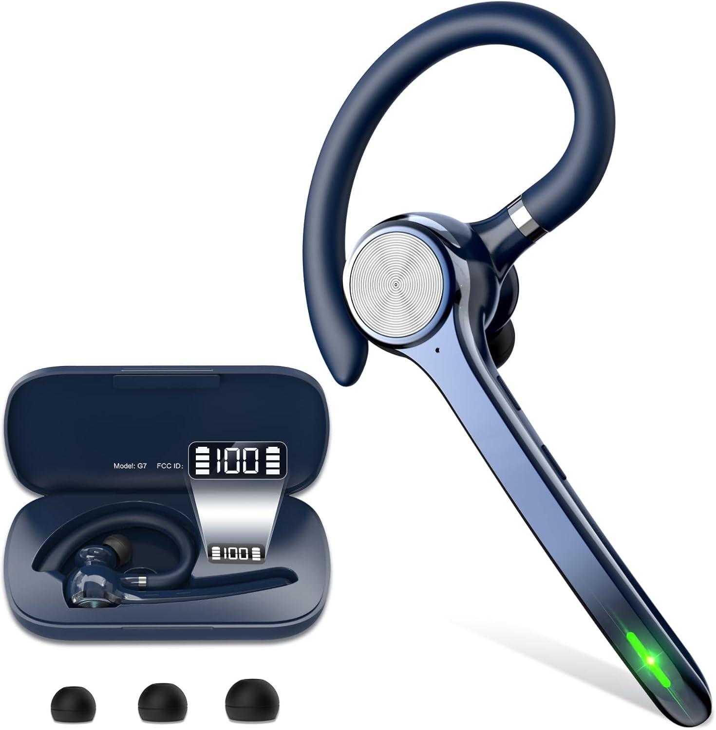 Bluetooth Trucker Headset Compared… 72hr Talk: Built-in Mic, Case Tested