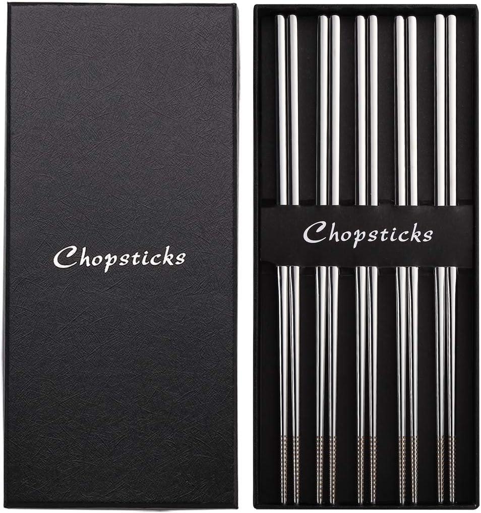Devico versus Metal Chopsticks: Tested, Dishwasher Safe, Surprising Insight on Knives... 35 pairs Reusable!