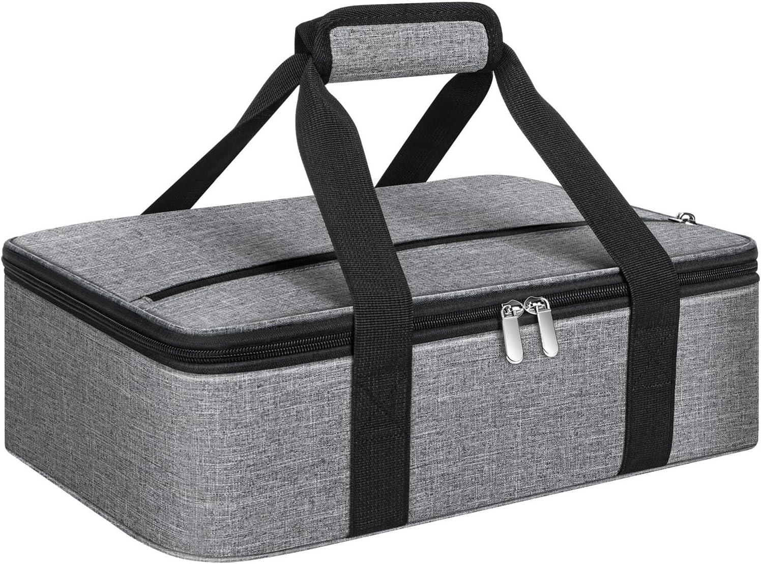 Portable Lunch Carrier Tested: Warm vs. Cold——Insulated vs. Cooler Grey
