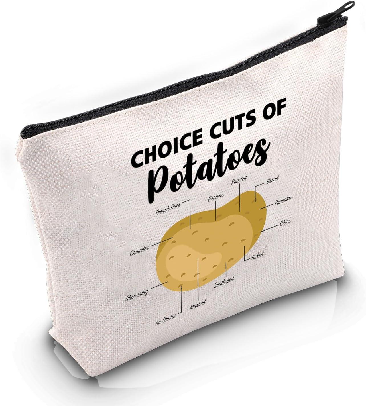 Potato Lover Gift Choice Cuts tested Cosmetic Bag Use Case Seasonal Insight (Surprising Pair)
