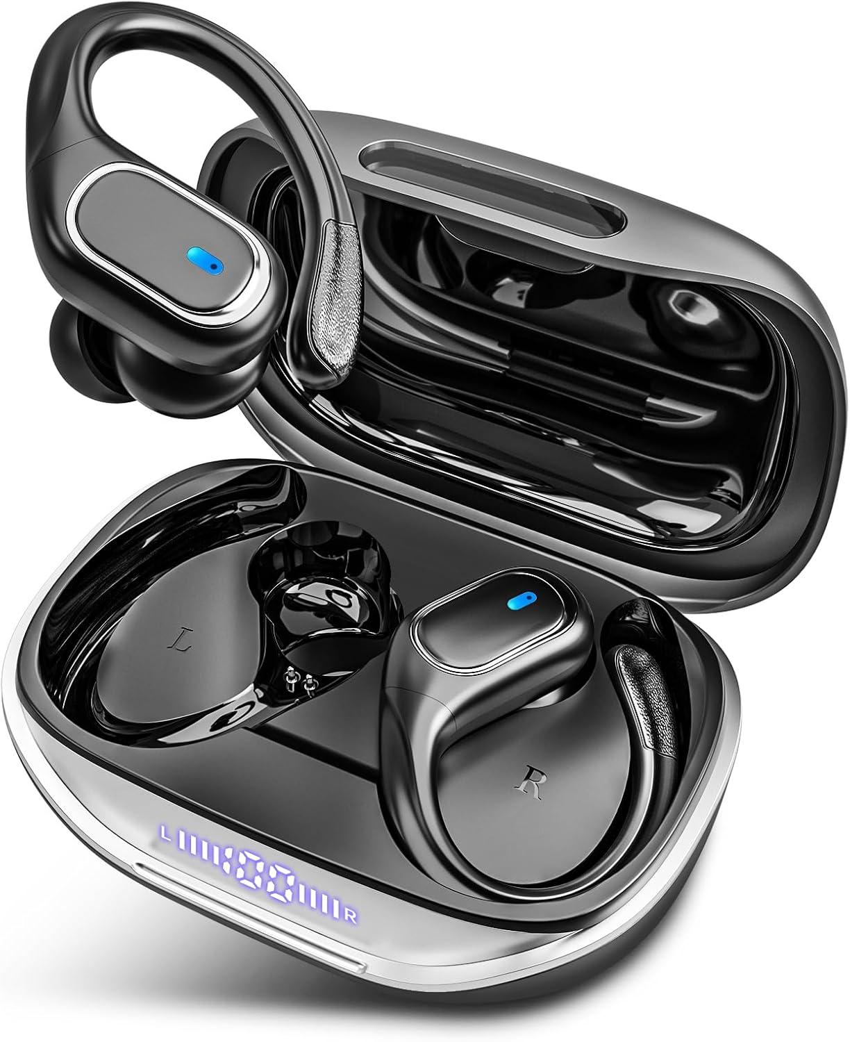 Bluetooth Headphones vs Earhooks: 80Hrs, IPX7, Wireless Charging Surprised Tester